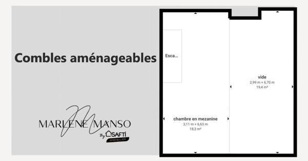Maison en pierre 91 m² avec jardin et parking