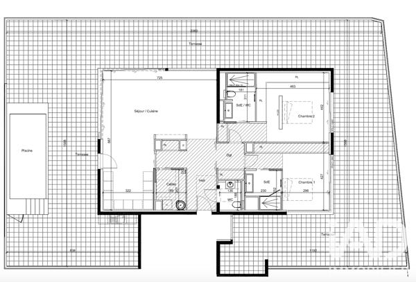 Appartement (prestige) à vendre 3 pièces 118,42 m² Castelnau-le-Lez