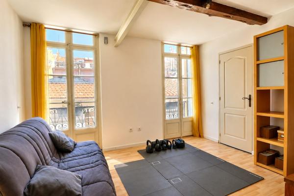 Ensemble immobilier de caractère à Perpignan : Duplex + Studio + Garage + Atelier