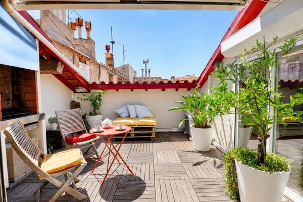 Ensemble immobilier de caractère à Perpignan : Duplex + Studio + Garage + Atelier