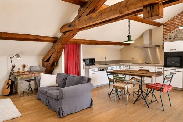 Ensemble immobilier de caractère à Perpignan : Duplex + Studio + Garage + Atelier