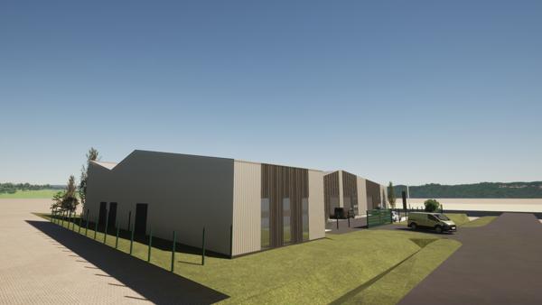 NOUVEAU Village Artisanal : VENTE Locaux d'activité NEUFS 133 m² (132 à 158 m) - LES SORINIERES