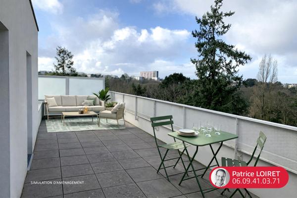 T3 Duplex de 74 m2, avec grande terrasse