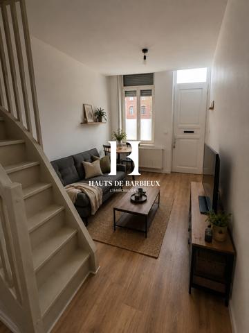 Maison mitoyenne 2 côtés à louer, 4 pièces - Roubaix 59100