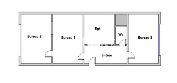 Appartement 1 pièce - 43 m²