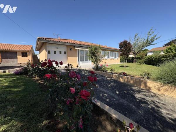 CENTRE DE MAGNE, pavillon de plain-pied 90 m² 