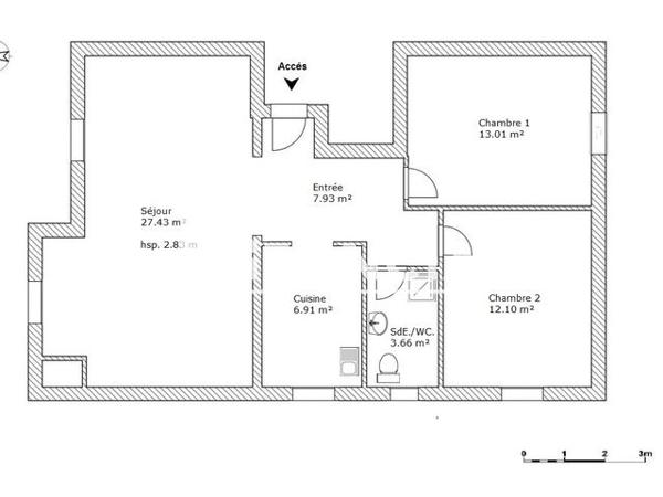Location Appartement 3 pièces 71.04 m² - LE CLAIR LOGIS 1 Toulon 83000