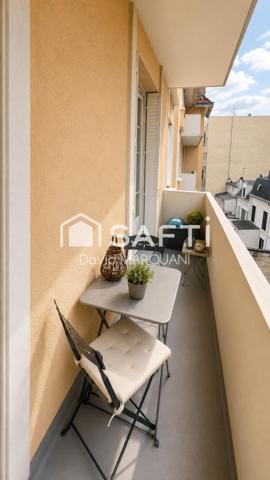 3 pièces avec balcon proche gare Enghien