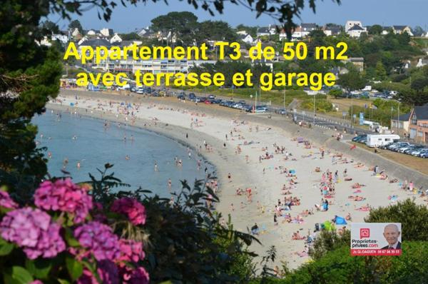 Appartement  T3  de 50 m2. Belle vue mer de toutes les pièces