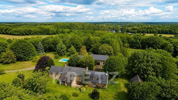PROPRIÉTÉ D'EXCEPTION – MOELAN-SUR-MER | Vue sur le Bélon 579 m² de bâti | 28 ha de bois et prairies