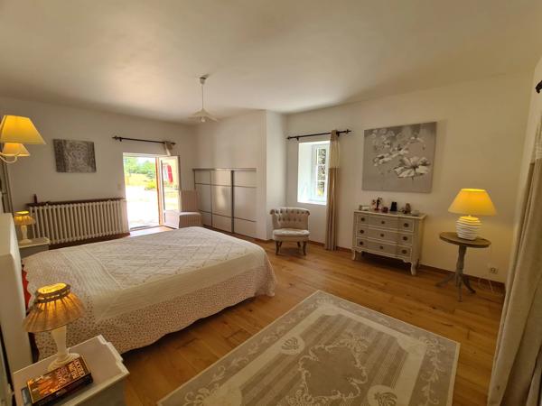 Superbe manoir périgourdin en pierre de 6 chambres avec 2 logements indépendants et piscine