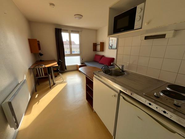 Studio meublé de 19.41 m2