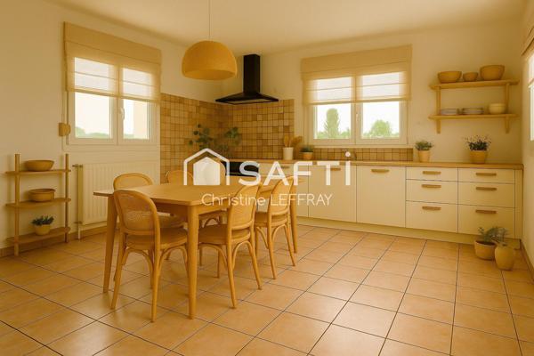 Au calme, Pavillon 5 chambres avec jardin.