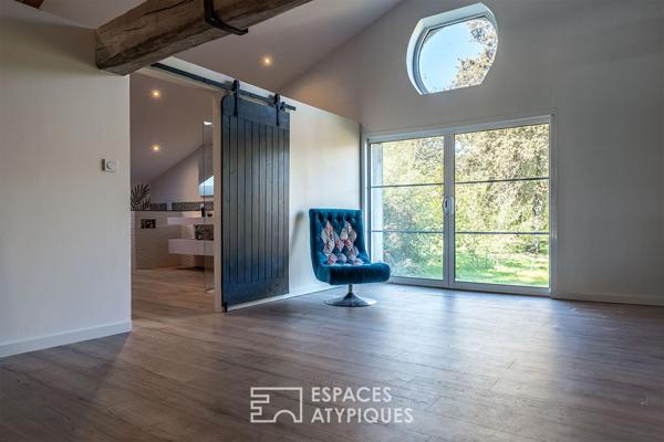 Ancien chai transformé en loft XXL à Bergerac