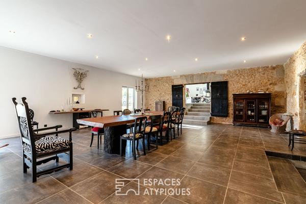 Ancien chai transformé en loft XXL à Bergerac