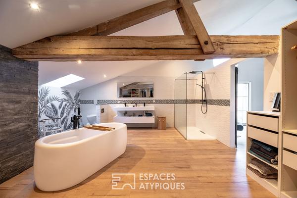 Ancien chai transformé en loft XXL à Bergerac