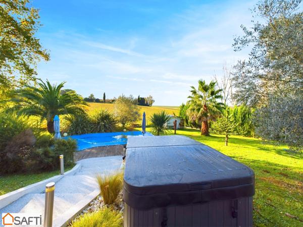 Magnifique Contemporaine Vue Pyrénées 135m2 avec Piscine et Spa!!!