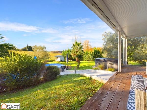 Magnifique Contemporaine Vue Pyrénées 135m2 avec Piscine et Spa!!!