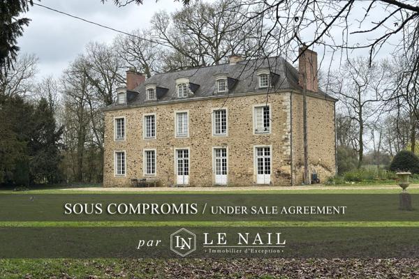 Elégante maison de maître XVIIIe en Haut-Anjou