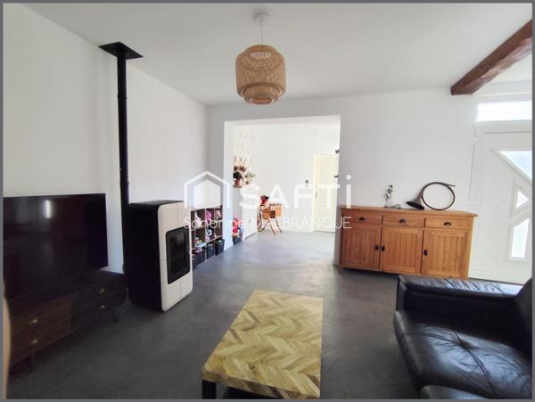 Maison de semi plain pied 3 chambres, grande cour et jardin