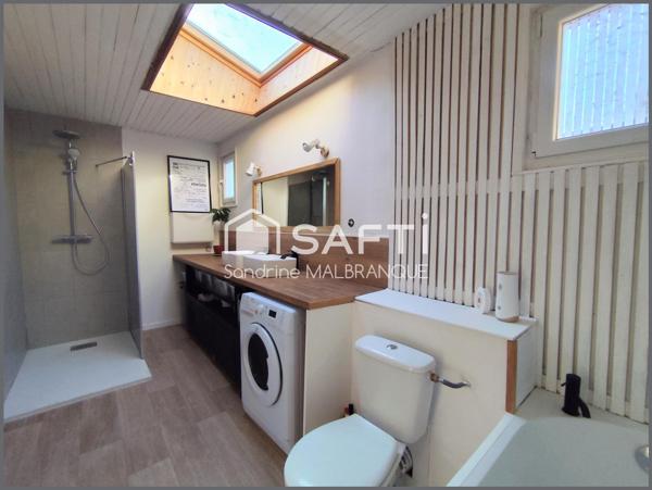 Maison de semi plain pied 3 chambres, grande cour et jardin