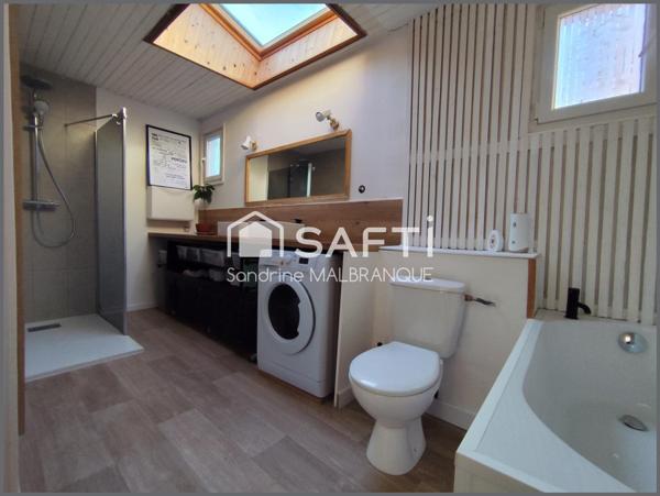 Maison de semi plain pied 3 chambres, grande cour et jardin