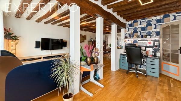 Étampes (91150) À vendre appartement 125 m² proche centre-ville, 3 ch (possibilité 4), grand garage avec atelier
