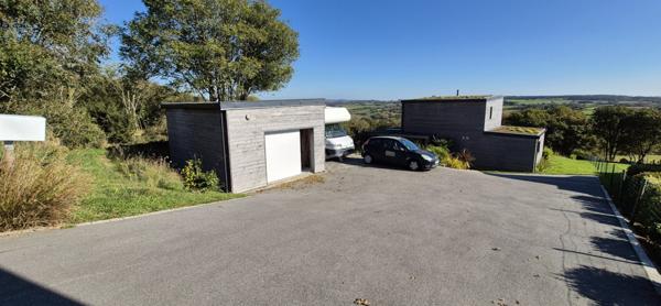 Maison bois sous décennale avec SPA  Calme absolu, environnement dexception, vue campagne et mer, proche bourg et plage !