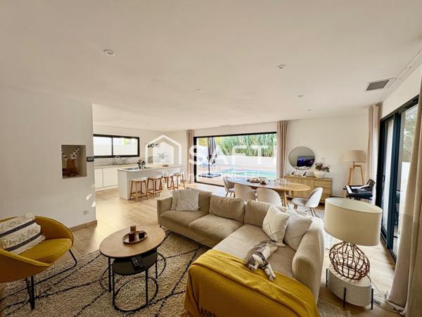 MAISON PLAIN PIED - 3 FACES - 4 PIECES - 125M2 - 510M2 - PISCINE - GARAGE