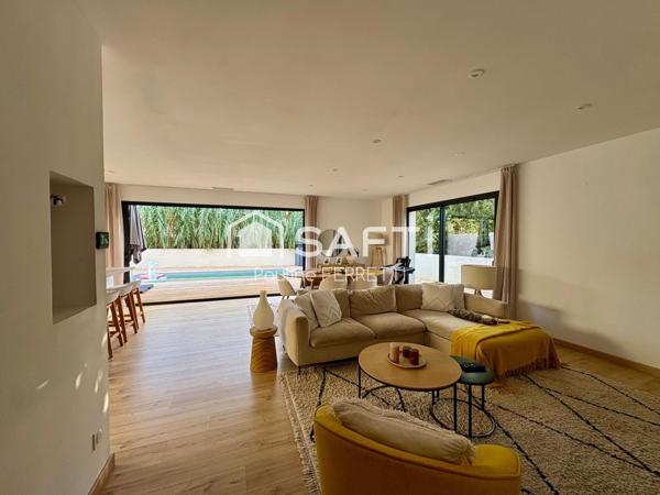 MAISON PLAIN PIED - 3 FACES - 4 PIECES - 125M2 - 510M2 - PISCINE - GARAGE