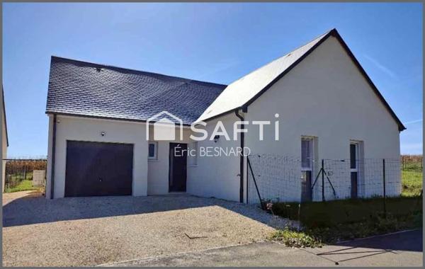 Pavillon année 2022 plain-pied 5 pièces 90m2 environ 37500 Cinais