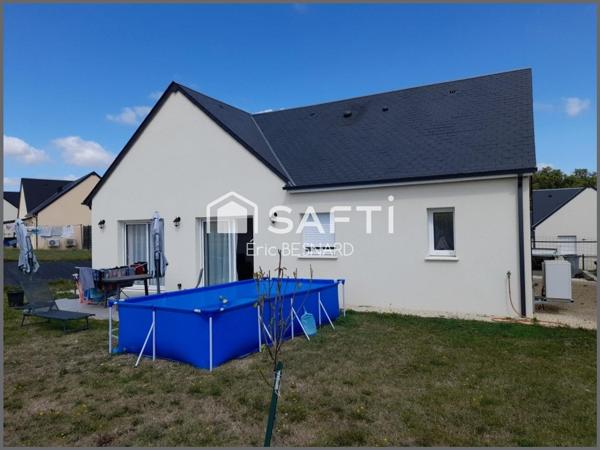 Pavillon année 2022 plain-pied 5 pièces 90m2 environ 37500 Cinais