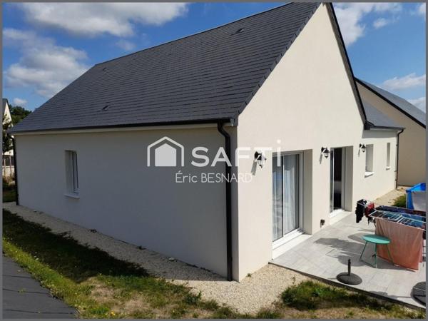 Pavillon année 2022 plain-pied 5 pièces 90m2 environ 37500 Cinais