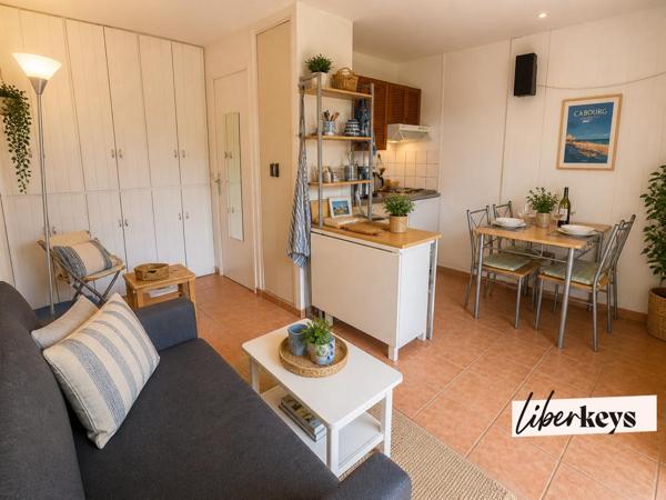 Charmant T2 avec jardin - 4/6 couchages - plage Merville Franceville (14)
