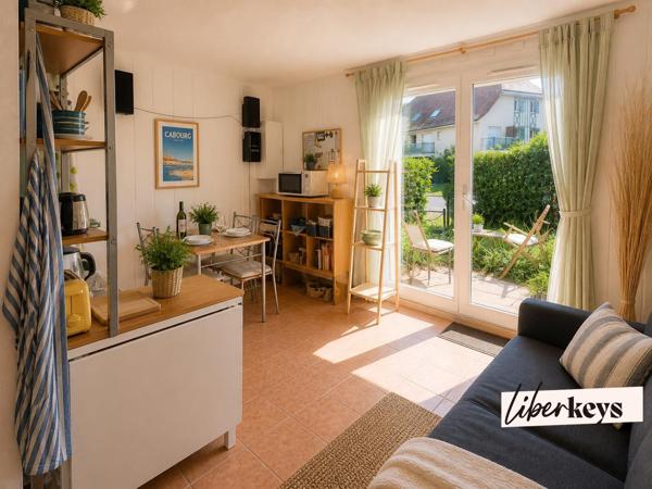 Charmant T2 avec jardin - 4/6 couchages - plage Merville Franceville (14)