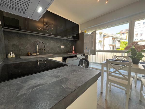 Appartement à vendre 4 pièces AIX LES BAINS (73), traversant avec balcon, rénové, garage