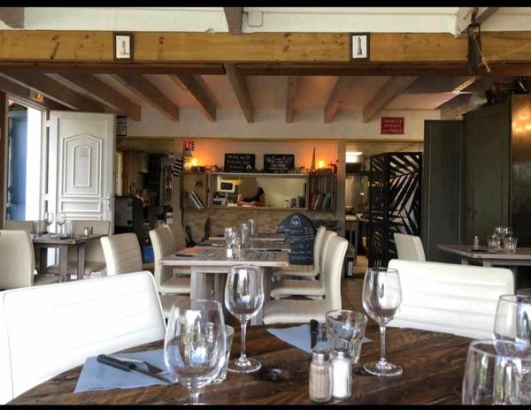 Guinguette d'exception avec vue imprenable sur l’eau ( MUR ET FOND )