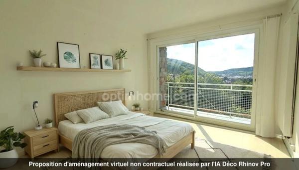 Appartement à vendre 3 pièces avec balcon DARNETAL (76) avec vue imprenable sur la côte de Waddington