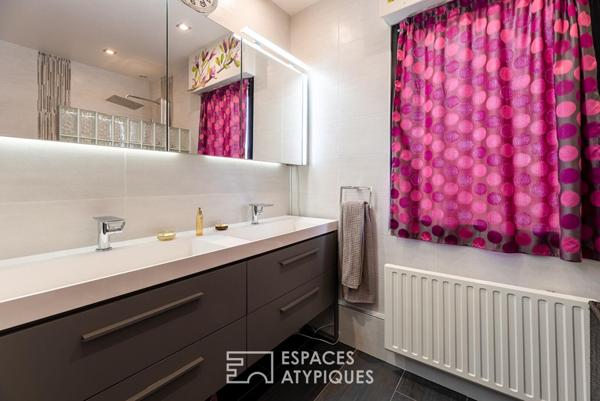 Audacieuse maison d’architecte avec piscine