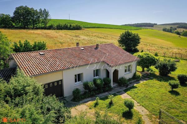 Maison de plain-pied 115m2 - 4 chambres - Campagne GRAULHET