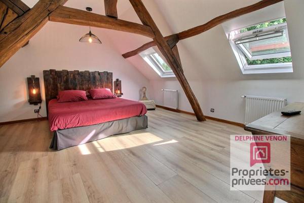 Exclusivité- Longère avec beaucoup de cachet avec piscine et parc arboré de 5585 m² proche Loire à Germigny Des Prés