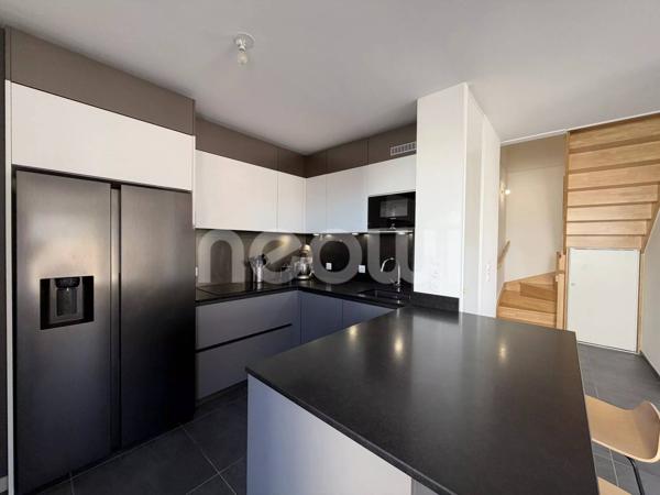 Duplex meublé dernier étage 107 m² avec terrasse de 130 m² et piscine, Lyon 7e