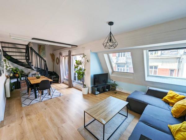 Coup de coeur : Magnifique Duplex Lumineux de 84 m² – Balcon & Métro à 5 min