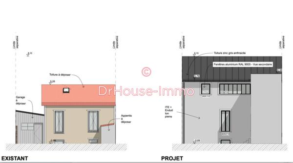 Maison à vendre 2 pièces de 75 m²