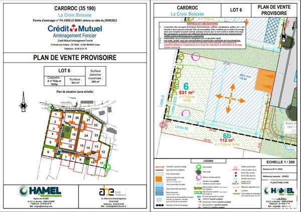 Terrain à vendre 643 m² Cardroc