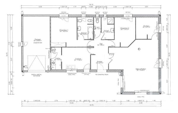 Maison à vendre  4 pièces - 113 m2 LA BAULE - 44