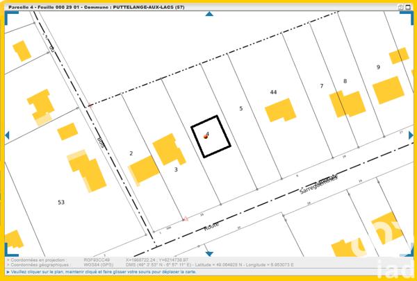 Terrain à vendre 1 522 m² Puttelange-aux-Lacs