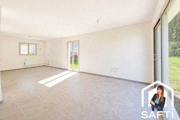 maison neuve T4 de 90 m² + garage – Terrain de 452 m²