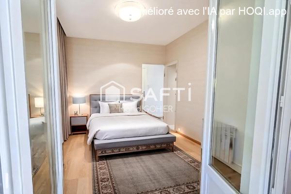 Idéalement située, proche commodités avec jardin et garage