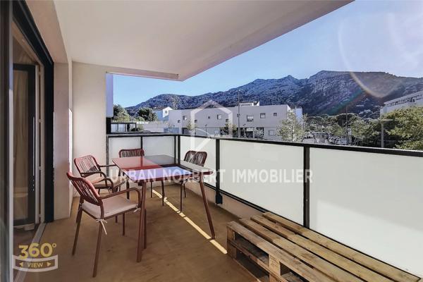 Marseille (13009) Location meublée T3 - 62 m² avec terrasse loggia et parking sécurisé